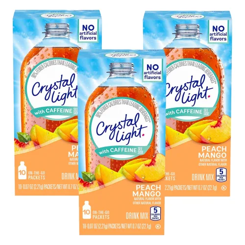 Crystal Light 피치 망고 드링크 믹스 10개입