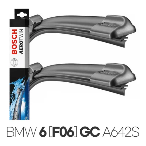BMW 6 F06 F12 F13 보쉬 에어로트윈 세트와이퍼 A642S, 6시리즈 GC F06