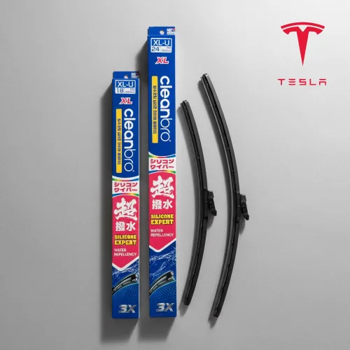 [TOYOTA 공급 브랜드] 테슬라 클린브로 XL 일본산 실리콘 발수코팅 플랫 와이퍼 세트, 모델 YL 주니퍼 Juniper L (26~현재)
