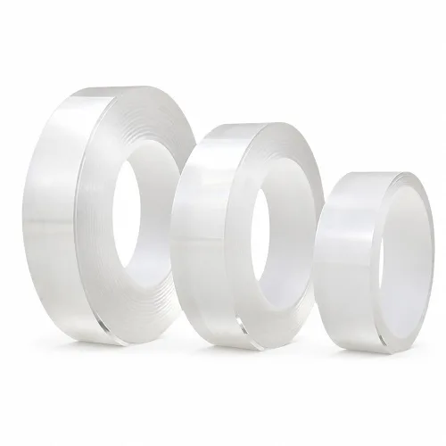 케이투엠 초강력 투명 나노 아크릴 겔 양면테이프 3종 세트 10mm 19mm 29mm x 5m, 투명, 3개