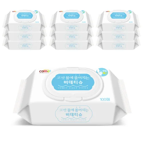 코멧 물에 풀어지는 비데티슈