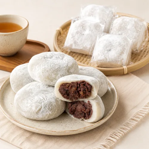 찹쌀떡 30개입 국산찹쌀 60g 왕모찌 수제 팥앙금, 1세트, 1.8kg