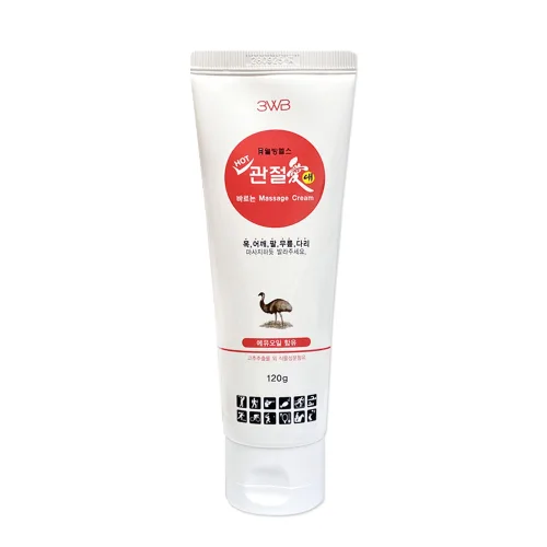 웰빙헬스 관절애 바르는 마사지크림 튜브 핫크림 일반크림 에뮤오일함유 운동전후 근육 보습 영양