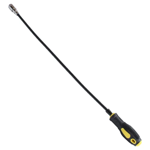 후레쉬 자바라 픽업툴 8LB LED 자석봉 자석 스틱 공구픽업툴 틈새작업 나사 볼트 줍기, 1개