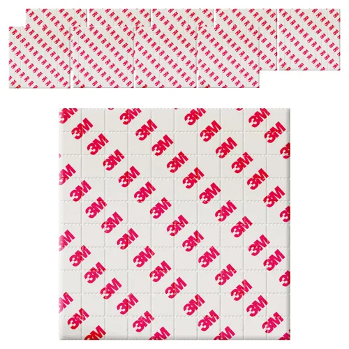 쓰리엠 뜯어쓰는 두꺼운 흰색 폼 양면테이프 10 x 10 cm, 10개