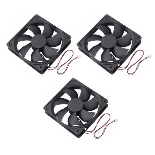 JK 쿨러120mm 쿨링팬 공냉식냉각 펠티어 열전소자 FAN, O9012. 쿨러-120mm 2핀 3개