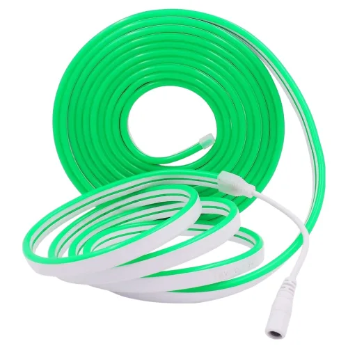 지아이비 DC12V LED 네온플렉스 간접 줄조명 6mm x 12 mm x 5m, 그린, 1개