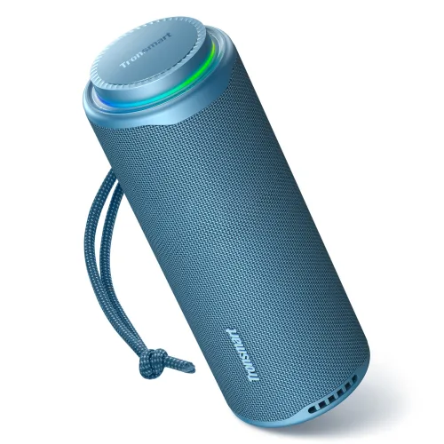 Tronsmart T8 휴대용 무선 블루투스 스피커 40W 캠핑용 LED IPX7방수 야외용 18시간재생, 블루, Tronsmart T8