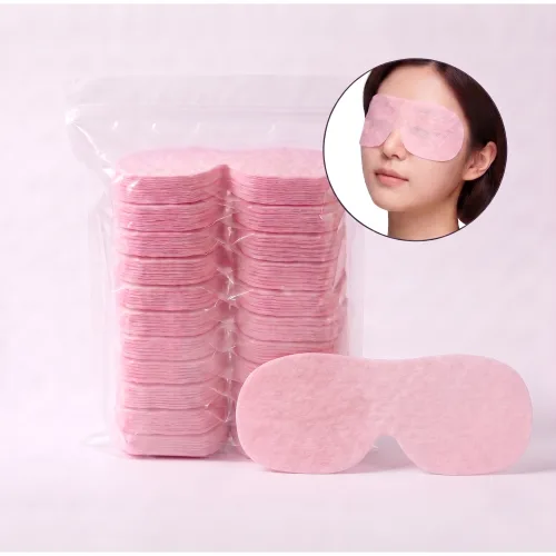 뷰티 샴푸 마스크 페이퍼 (안대형), 핑크, 1000개