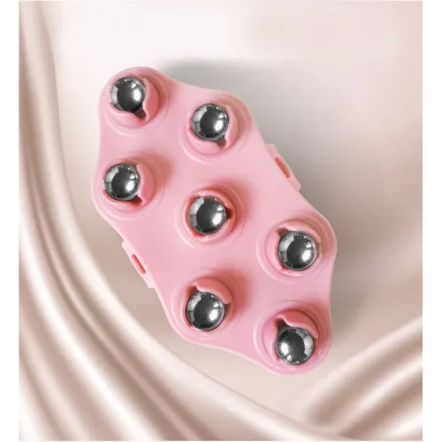 림프순환마사지 림프마시지볼 림프절마사지 핸드롤링타입, 1개, PINK
