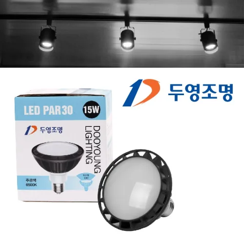 두영조명 LED 램프 PAR30 확산형 레일등 15W