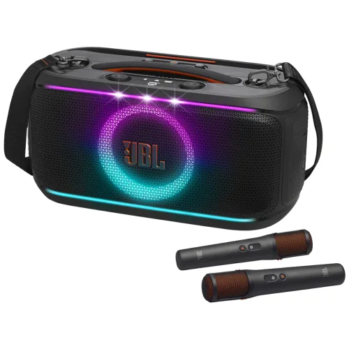 삼성공식파트 JBL PARTYBOX ON THE GO2 PLUS 온더고2 플러스 블루투스 스피커 + 멀티 포켓 케이스 패키지, 블랙, OTG2PL + 케이스 패키지