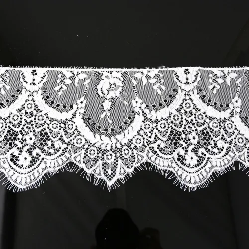 (3m/가방) 16cm 와이드 속눈썹 레이스 레이스 테이블보 의상 장식 웨딩 장식 수제 diy 레이스, 1개, white