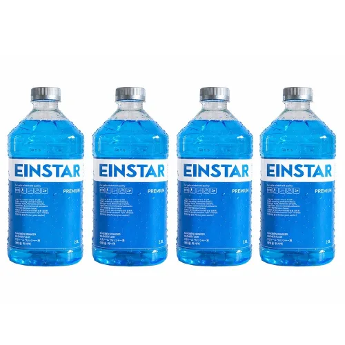 EV 전기차 맞춤형 에탄올 워셔액 사계절용 청포도향, 4개, 2L