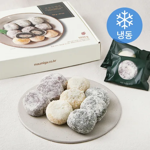 마음이가 모듬두텁떡 개별포장 (냉동), 50g, 21개입, 1세트