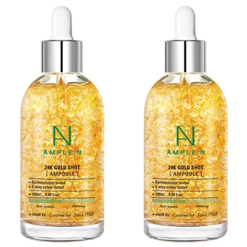 앰플엔 24K 골드샷 앰플, 100ml, 2개