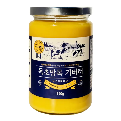 [정품] 거두올림 목초방목 기버터 320 g 국내생산 강원도 인제군, 320g, 1개