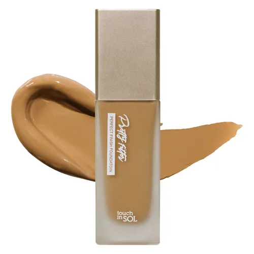 터치인솔 프리티필터 퍼펙트 피니시 파운데이션 35g, 1개, 4호 텐