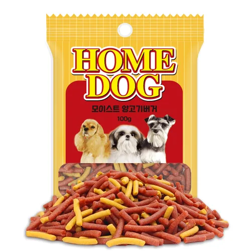 홈도그 애견간식 모이스트버거 양고기버거 100g, 양고기, 100g, 1개