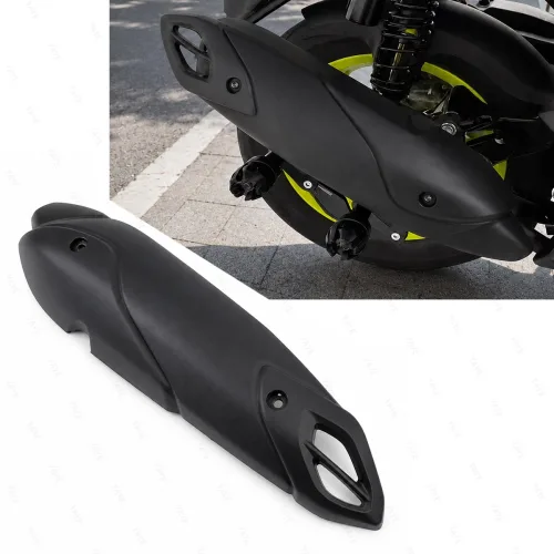 For NMAX 125 155 (2020-2025) 머플러 커버 방열 커버 오토바이 배기구 가드 드레스업 튜닝 용품, 1개