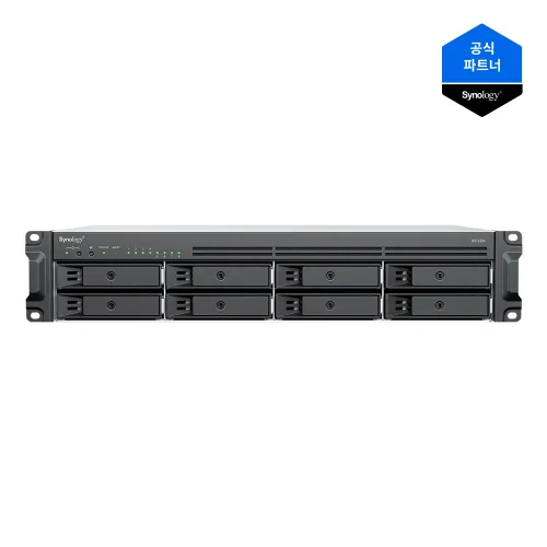 시놀로지 RS1226+ 하드미포함 8베이 2U 랙타입 NAS 서버 스토리지, RS1226+