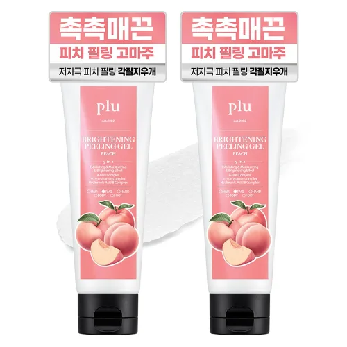 플루 브라이트닝 필링 젤 피치, 100g, 2개