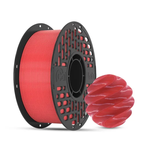 CaiLab PETG 3D 프린터 필라멘트 1.75mm 1kg 고인성 친환경 소재 | 뱀부랩 3D 프린터(P1S, P2S, A1등) 호환, 레드, PETG 1KG