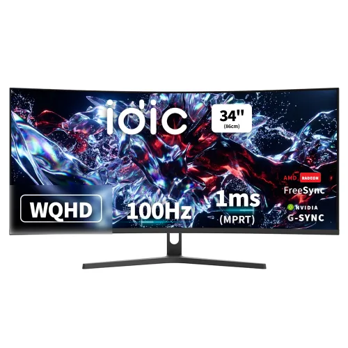 아이딕 HB340CV WQHD 100Hz 34인치(87~88cm) 커브드모니터