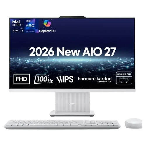 레노버 2026 아이디어센터 AIO 27ILL11 코어Ultra5 인텔 14세대, Cloud Grey, F0JW0016KR, 512GB, 16GB, Free DOS