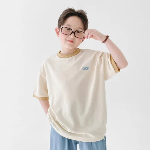 베리클로젯 아동용 버터플라이 테리 반팔티