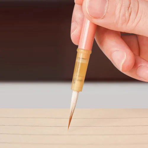 문항명필 캘리그라피 서예 동양화 파스텔 얇은 세필 라인 붓, 1개