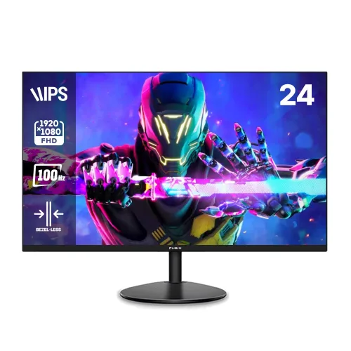 큐빅스 FHD IPS 24인치 모니터 100Hz 사무용 게이밍 컴퓨터 모니터 CX240F100, 60.5cm, CX240F100 무결점