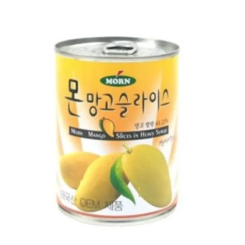 몬 망고 슬라이스 통조림, 565g, 1개