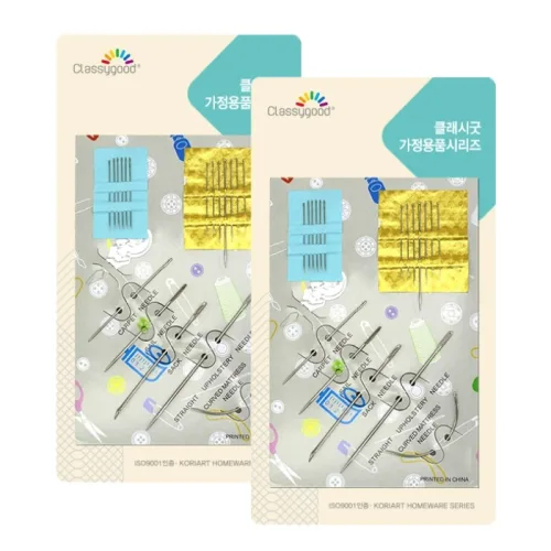 KR리빙 손바느질용 18종 바늘세트 + 실꿰기 세트, 2개