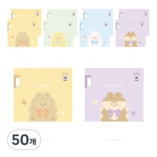 펜피아 1000 1-2 무제 16줄 초등 제본노트, 50개, 랜덤발송