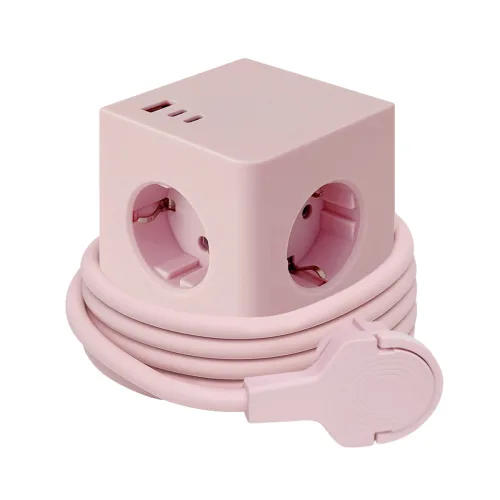 원스탑 제로갭 납작 큐브 고용량 USB C 고속충전 멀티탭 4000W