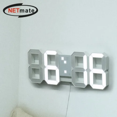 강원전자 넷메이트 NM-LC03 심플 LED 빅 클락, 1개