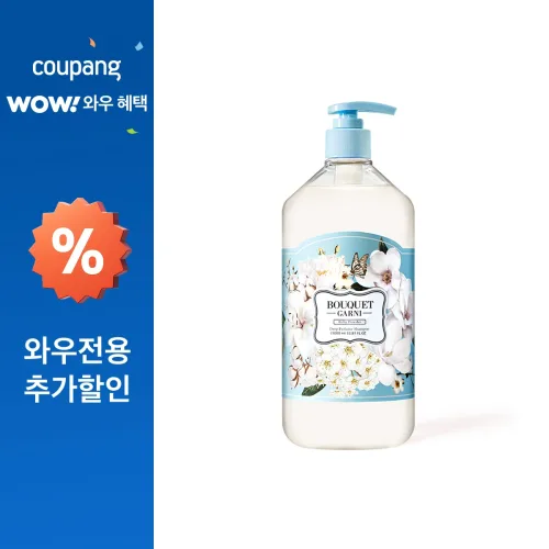 부케가르니 딥퍼퓸 샴푸 베이비파우더 향, 1L, 1개