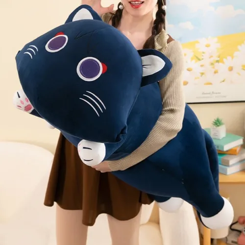 원신 방랑자 스카라무슈 고양이 봉제 인형 쿠션