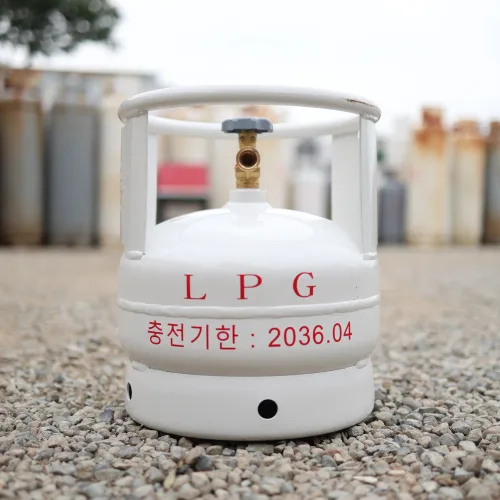 5kg LPG 스틸가스통 휴대용 가스용기, 1세트