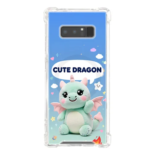 맥세이프 귀요미 동물 아이폰 갤럭시 코너 보호 젤리 케이스 드래곤 Dragon