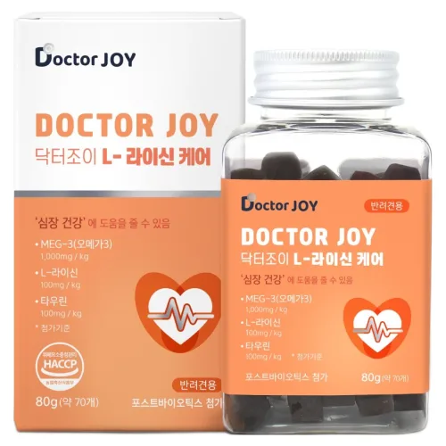 닥터조이 강아지 케어 영양제, 70정, 심장, 1개