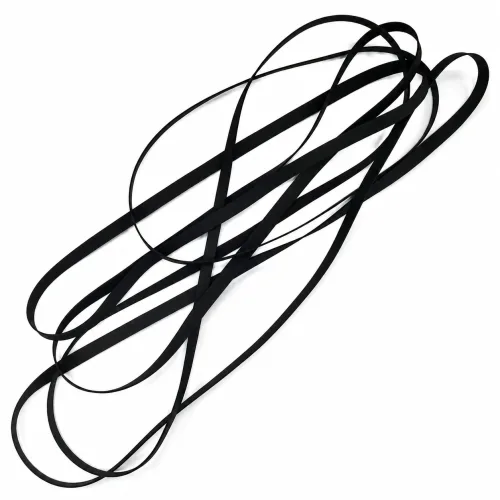LP턴테이블 교체용 고무벨트, 블랙, 단면길이154mm