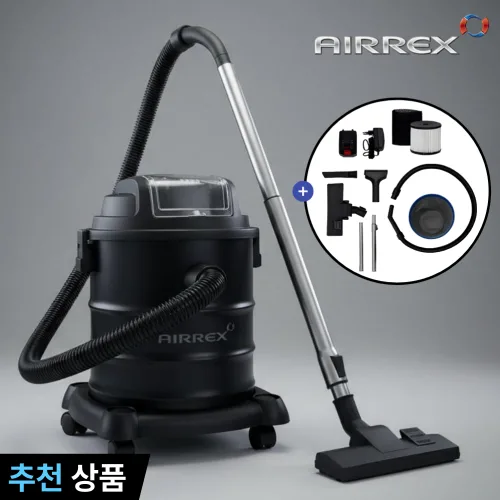 에어렉스 흡입력 좋은 업소용 무선 청소기 BLDC 건습식 진공청소기 대용량 20L, 블랙, 에어렉스 청소기