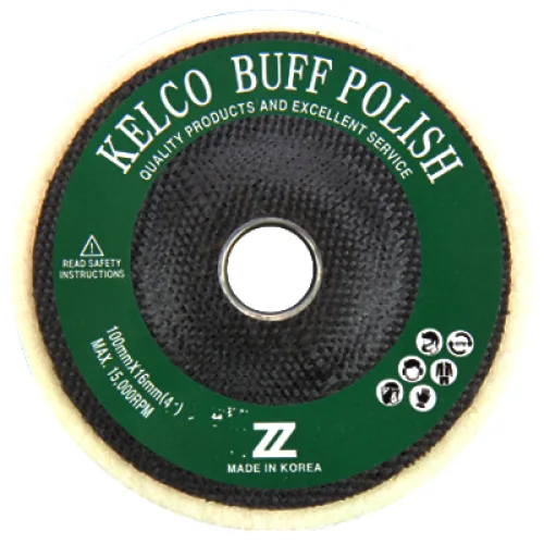 KELCO 4인치 양모컵 (휠페파 융페파 양모디스크), 1개