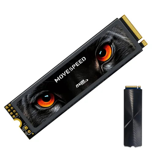 MOVESPEED 7450MB/s NVMe SSD - PCIe 4.0, M.2 2280, TLC 낸드, 고성능 스토리지, YSSDHB, 2TB