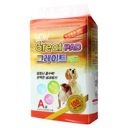 와우 그레이트 패드 100매, 2개, 100개입