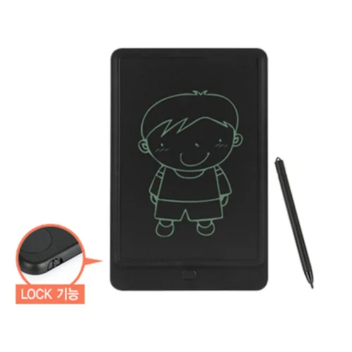 NETmate 전자 보드 그림 메모판 Writing Tablet 10형, black, KW-NM-BD02
