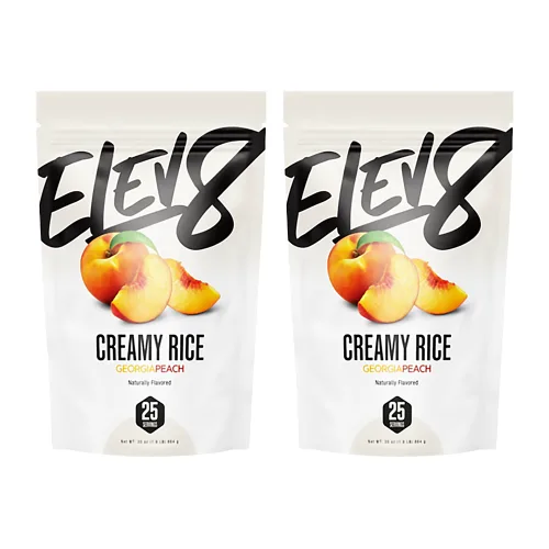 크림오브라이스 조지아 피치 맛 CREAMY RICE Georgia Peach 맛 탄수화물 보충제 부드러운 간편 파우더 쉐이크, 2개, 865g