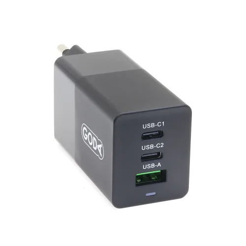 GODA 고속 멀티 충전기 PD65W GaN 3포트 USB C타입